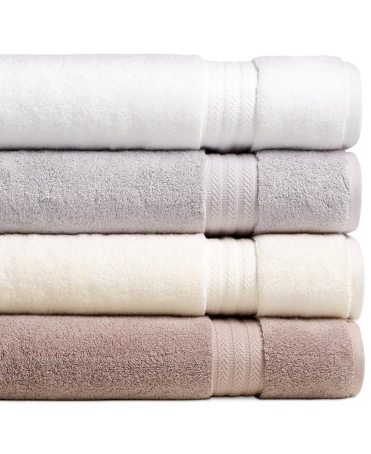 Hotel Collection Finest Elegance 30" x 56" Bath Towel, White