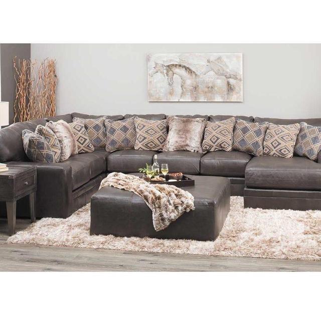 Denali 3 Piece Italian Leather Sectional Couch