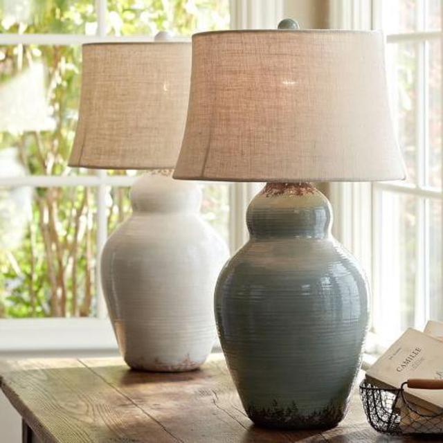 Jamie Young Bethany Ceramic Lamps