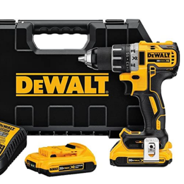 DEWALT 20V MAX Cordless Drill / Driver Kit, Brushless, 1/2-Inch (DCD791D2)