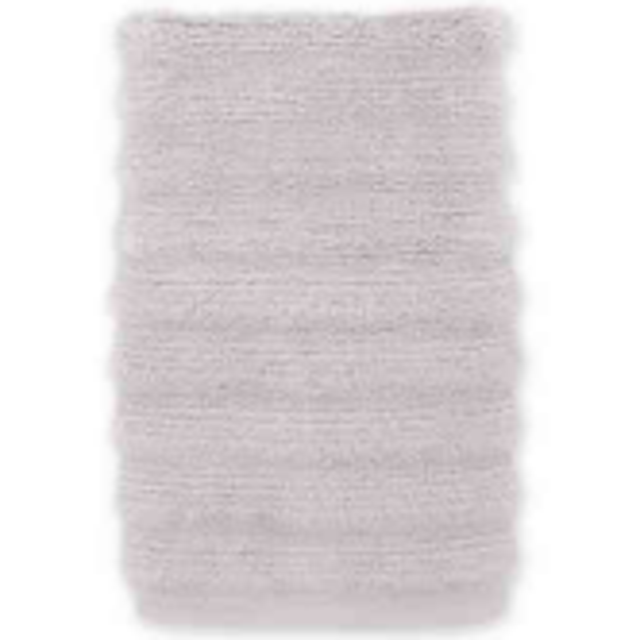 Turkish Ribbed Bath Towel in Mica Grey
