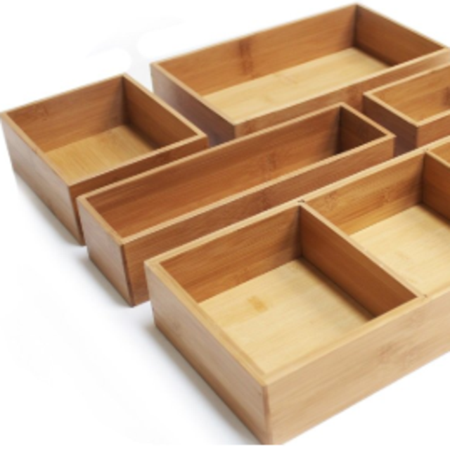 Bamboo Drawer Organizer