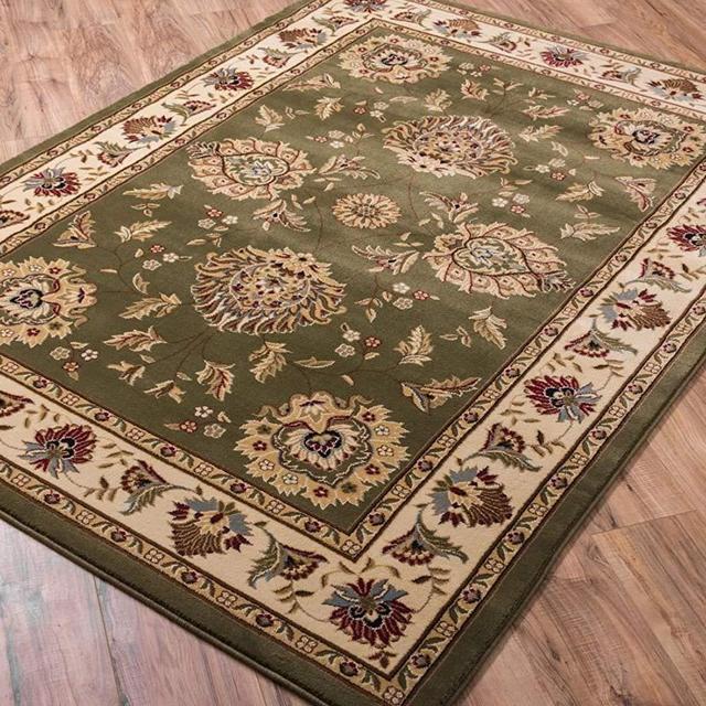 Well Woven Timeless Abbasi Green Traditional Area Rug 5'3" X 7'3"
