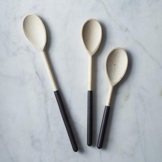 Fresh Soil-Dipped Wooden Spoons (Set of 3)