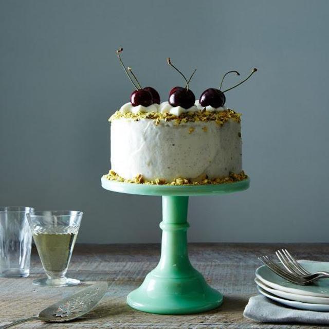 Miniature Jadeite Cake Plate