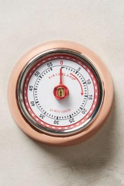Magnetic Kitchen Timer - Copper
