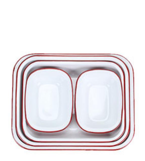 Enamel Bake Set - Red