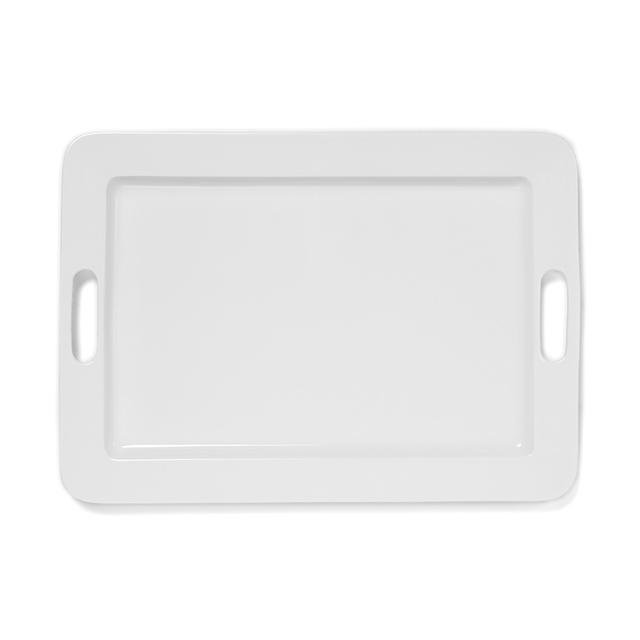 Hudson ParkRectangular Platter with Handles, 19"