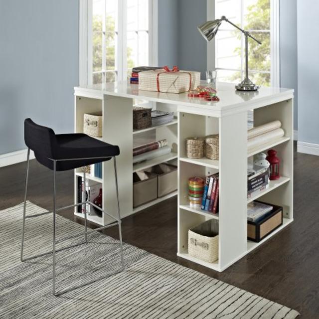 Belham Living Sullivan Counter Height Desk - Vanilla