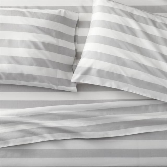 Marimekko Kesahelle Grey Queen Sheet Set