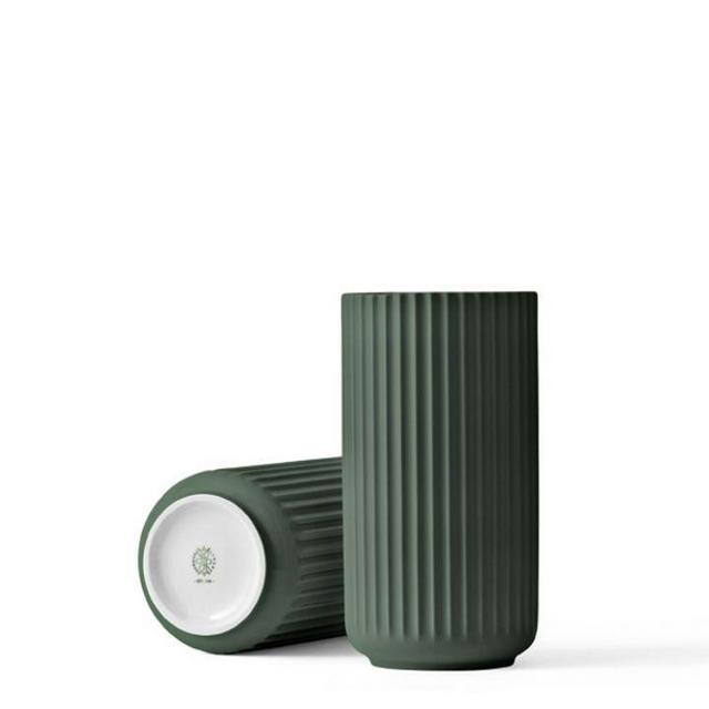Lyngby Vase Porcelain Copenhagen Green 25 cm