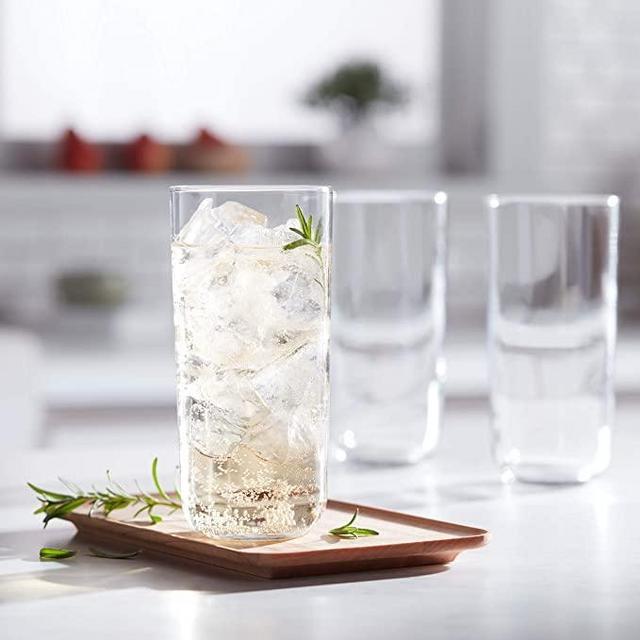 Libbey Polaris Tumbler Glasses, Axis, Set of 8