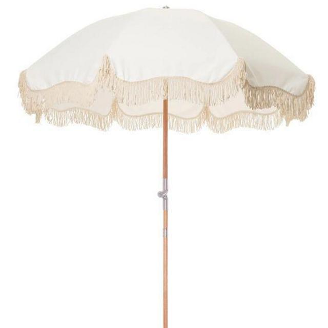 The Premium Beach Umbrella - Antique White