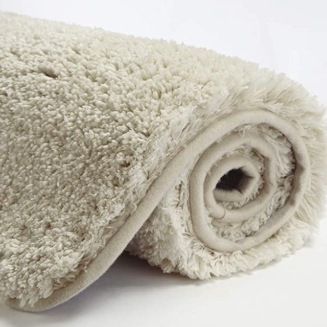 Suchtale Bath Rug for Bathroom Non Slip Bathroom Mat (20 x 32, Light Tan)