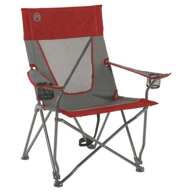 Coleman® Sling Chair - Grey & Maroon