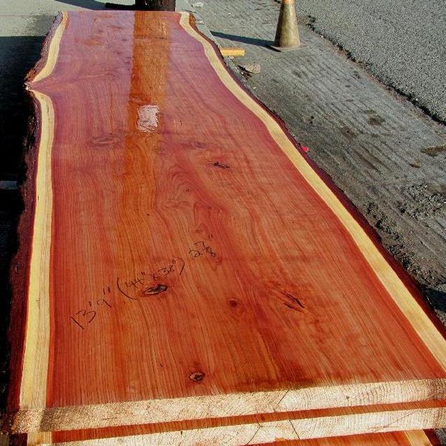 Unfinished Redwood table-top