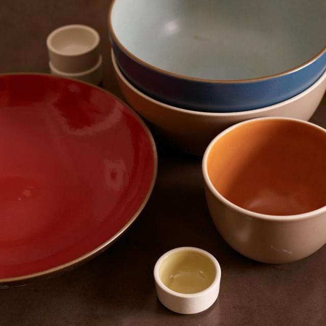 Large Serving Bowl in Aqua Turquoise