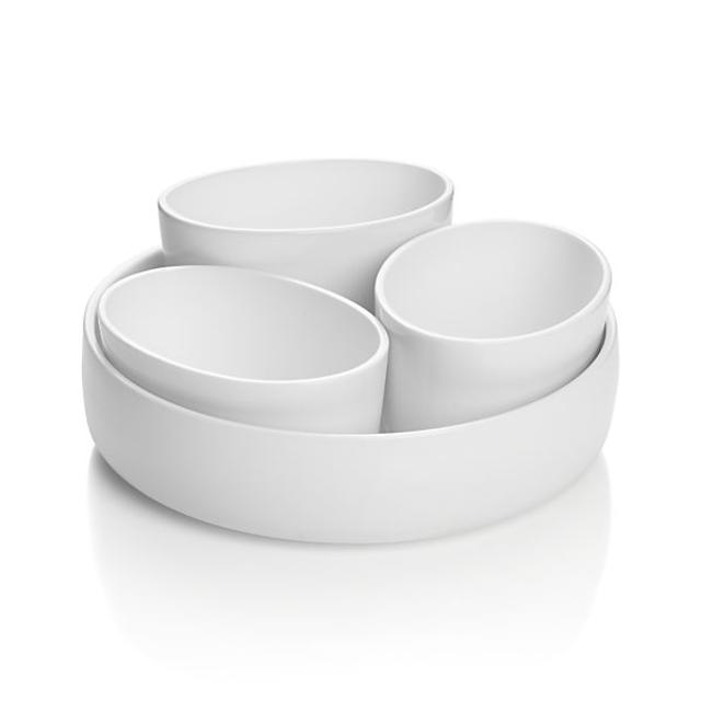 Crate and Barrel - 4-Piece Form Server