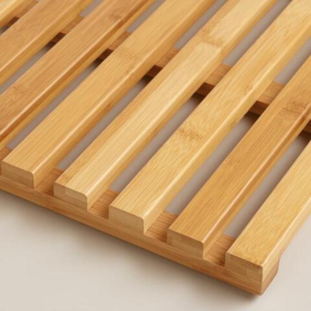 World Market - Bamboo Bath Mat