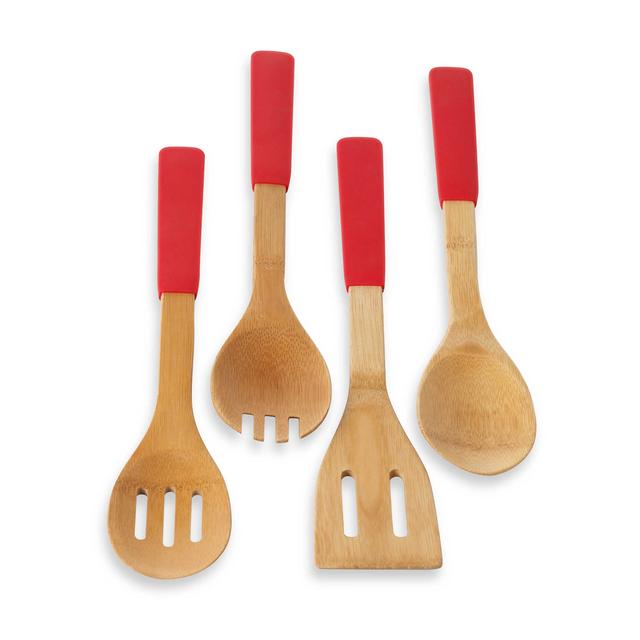 Bed Bath and Beyond - Philippe Richard Bamboo Server Set - Red