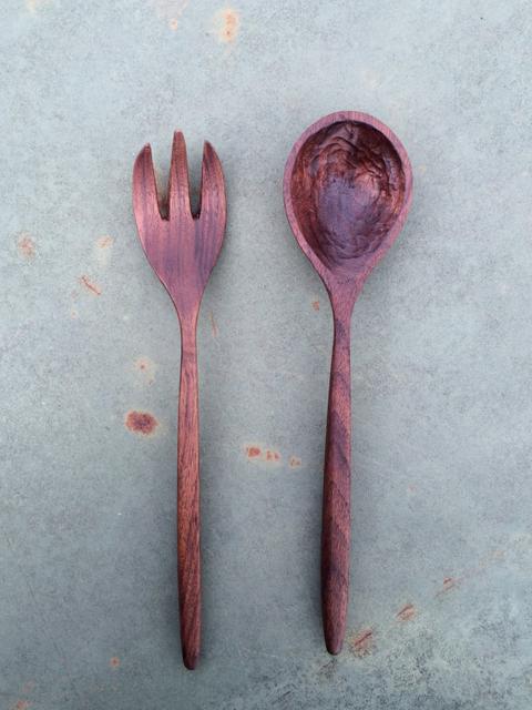 Etsy - Handmade Wooden Spoon and Fork
