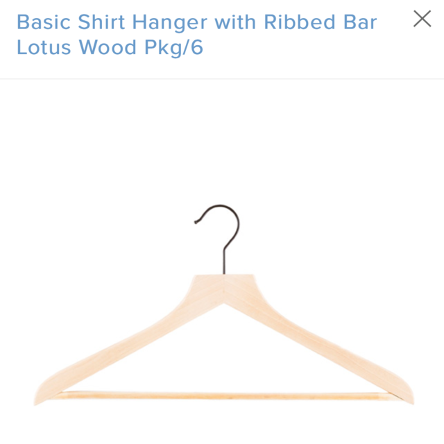 36x Basic Shift Hanger with Bar