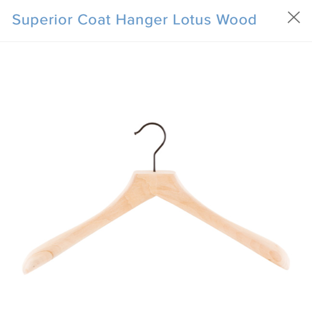 8x Superior Coat Hanger