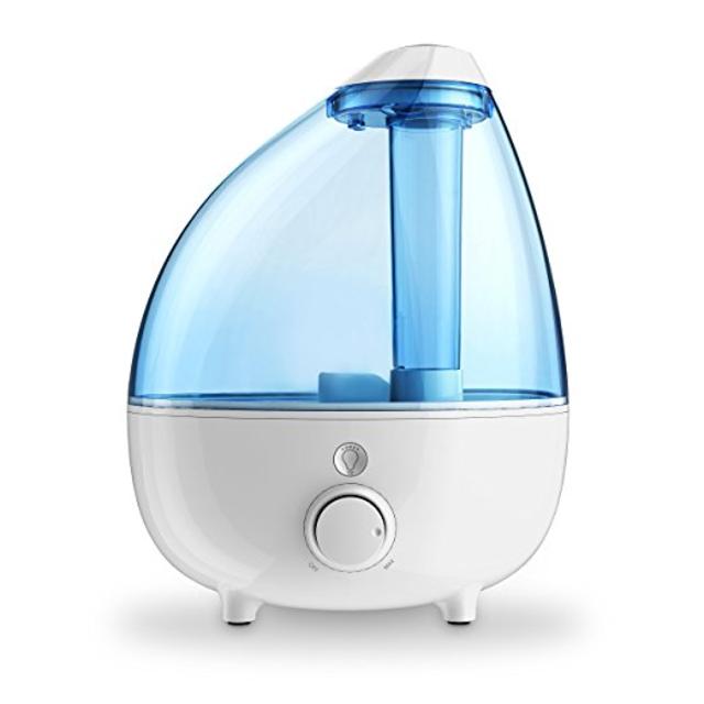Ultrasonic Cool Mist Humidifier XL – 1-Gallon Water Tank with Variable Mist Control, Automatic Shut-Off, and Soft Night Light Options