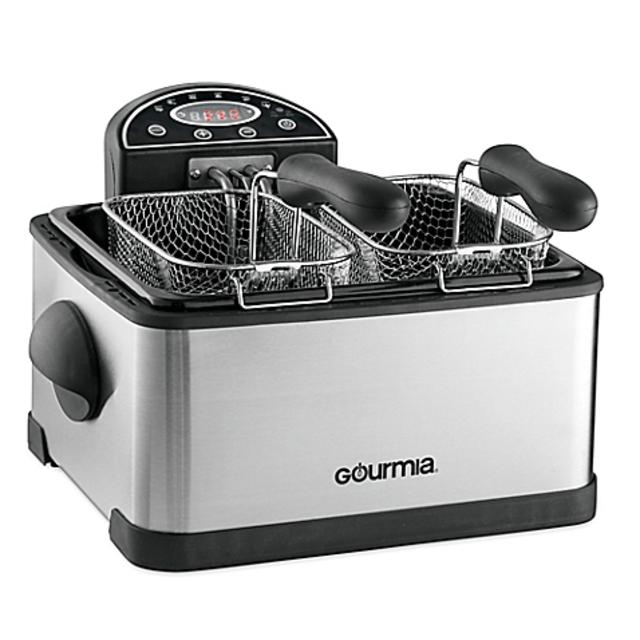 Gourmia® Tri-Basket 4.2 qt. Deep Fryer with Digital Display