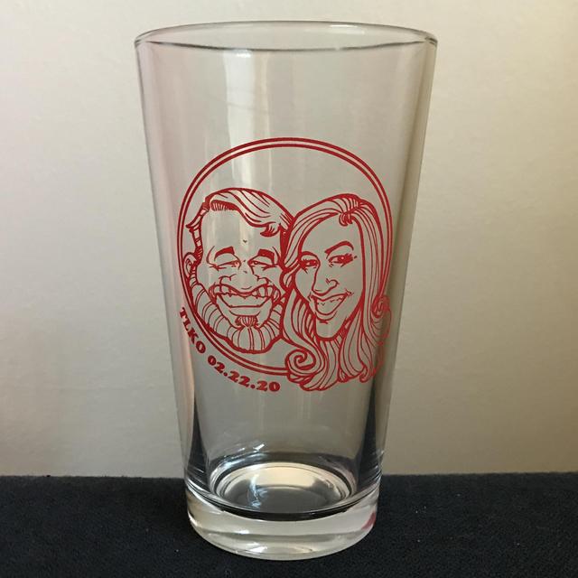 TED & KELS' GIFT TO YOU! TLKO Pint Glass