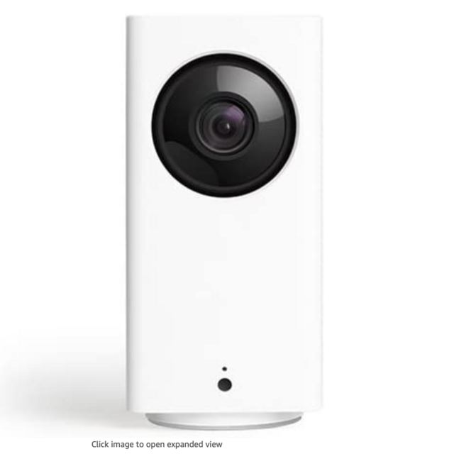 Wyze Cam Pan 1080p Pan/Tilt/Zoom Wi-Fi Indoor Smart Home Camera with Night Vision, 2-Way Audio, Works with Alexa & the Google Assistant, White - WYZECP1