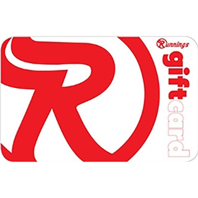 Runnings                                 $25 Gift Card