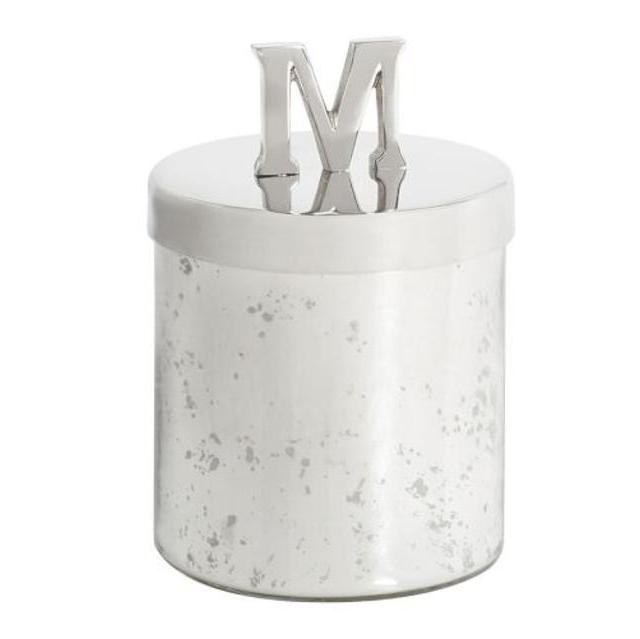 Letter Top Mercury ABC Candlepot, M