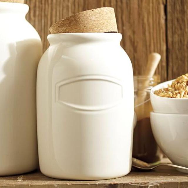 Rhodes Ceramic Canister, Medium