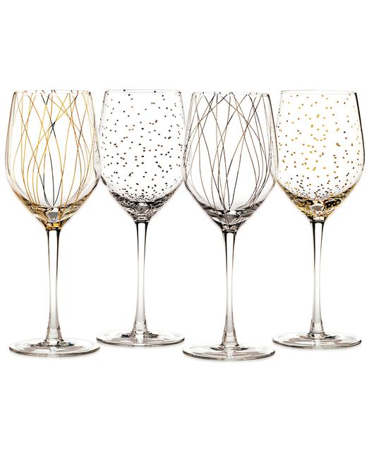 Mikasa Cheers Party Wine Glasses, Set of 4 - A Macy's Exclusive