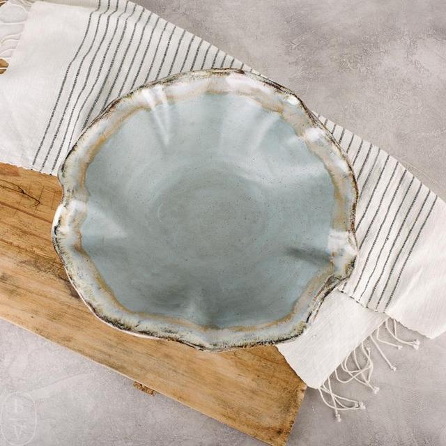 Etta B Pottery ~ Freeform Bowl Peaceful Water/Lapis, Price $125.00 in Germantown, TN from Two Doors Down