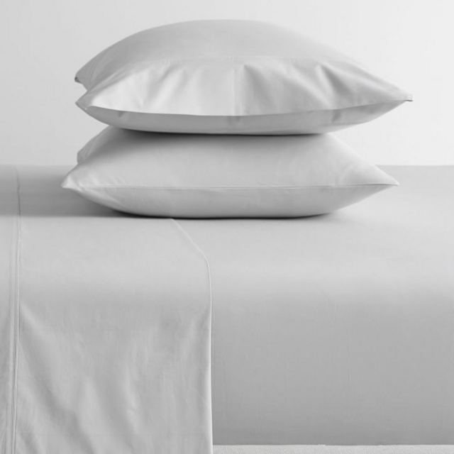 Dove Queen 400 Thread Count Percale Sheet Set