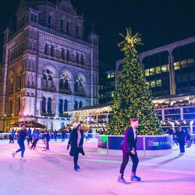 Ice Skating at the National History Museum