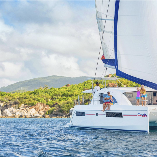 Catamaran Day Trip in the British Virgin Islands