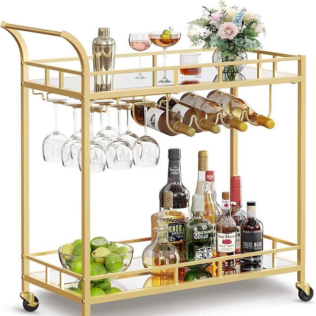 Vasagle Bar Cart-Gold
