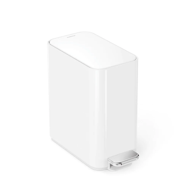 Slim Step Can - White