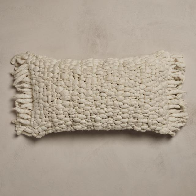 Hand-Carded Merino Pillow - 14 x 14