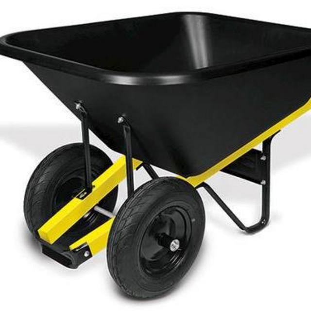 Truper® Poly 2-Wheel Wheelbarrow - 8 cu.ft. at Menards®