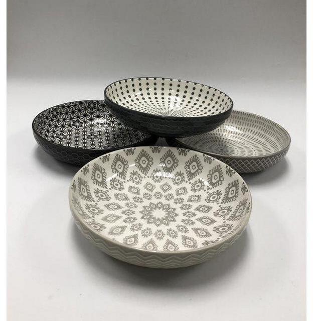 Gray Collection S/4 Assorted Dinner Bowls