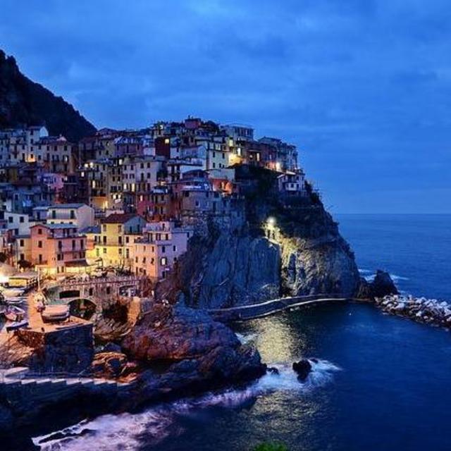 Train tickets for two from France to Cinque Terre, Italy