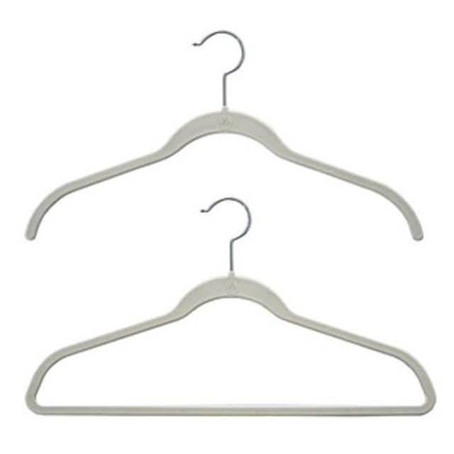 Ivory Huggable Hangers by Joy Mangano