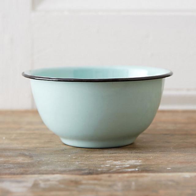 Mint Enamel Bowl