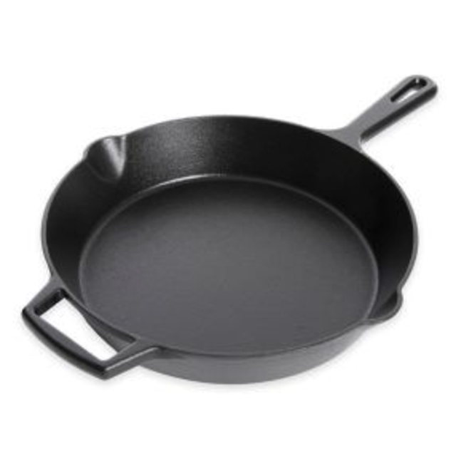 Artisanal Kitchen Supply® 12-Inch Pre-Seasoned Cast Iron Skillet
