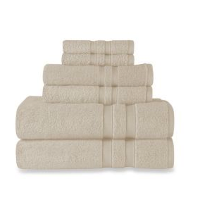 Wamsutta® Ultra Soft 6-Piece Bath Towel Set in Canvas