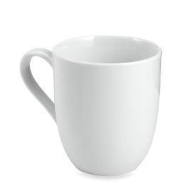 Everyday White® by Fitz and Floyd® Rim Barrel Mugs (Set of 4)